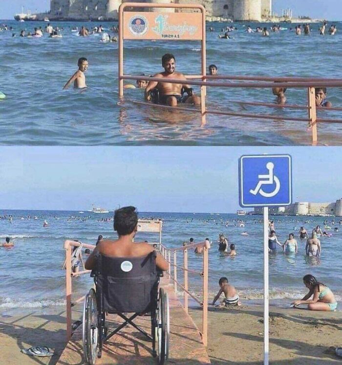 This Beach In Turkey With Accessibility Features