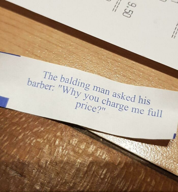 I Got This As My Fortune Few Days After I Got Diagnosed With Alopecia Areata (Bald Spots)