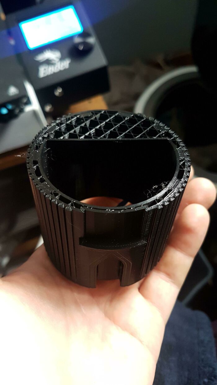 My Sister Unplugged My 3D Printer With Only A Few Layers Left On This 20 Hour Print