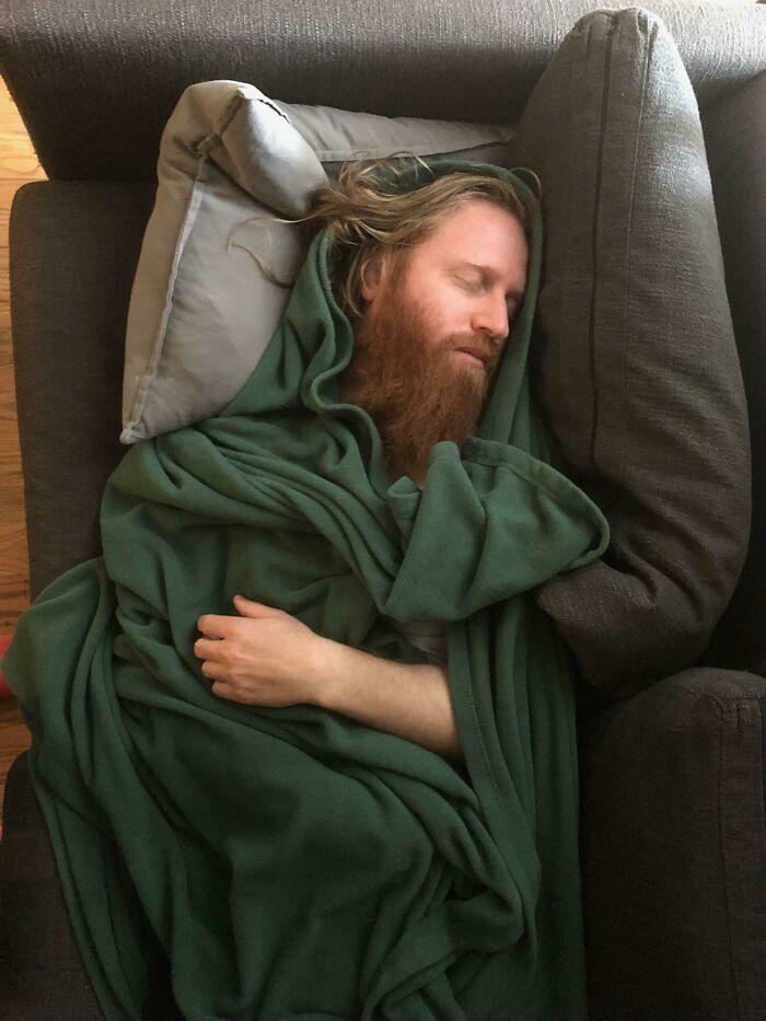 Friend Took This Photo Of Me Napping The Other Day, Was Told I Should Post It Here