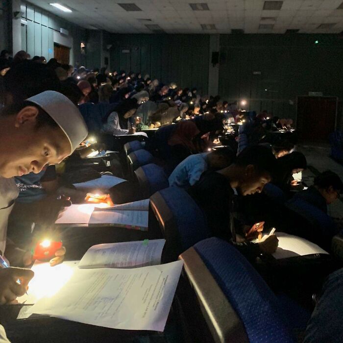 Blackout During Examination