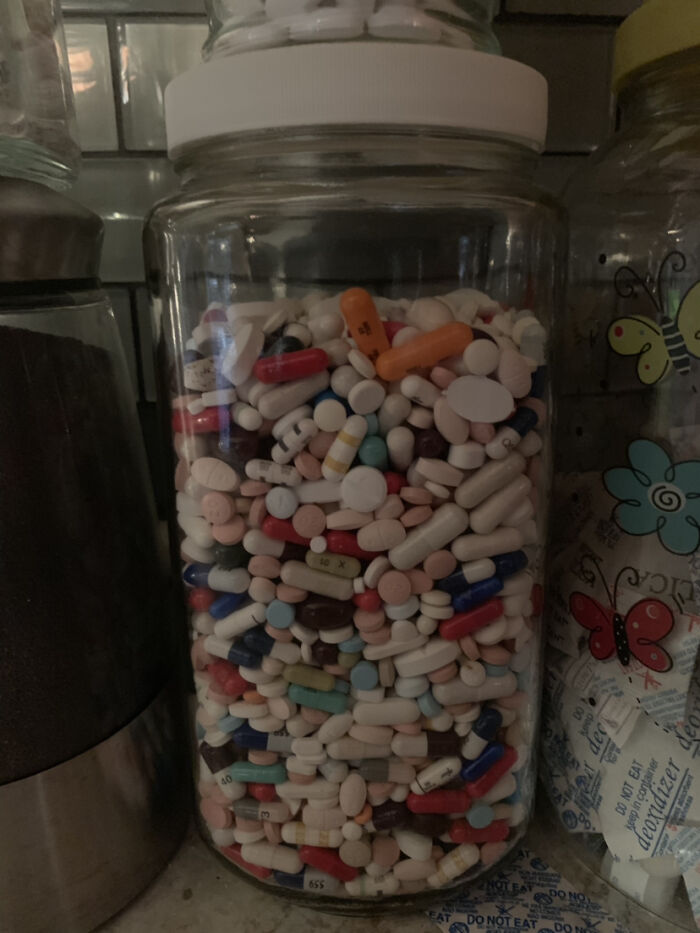 The “When Grandma Passed I Didn’t Know What To Do With Her Meds” Decorative Jar