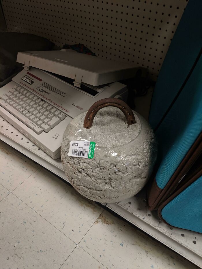 Concrete And Horseshoe Kettleball Found At A Goodwill In Sweet Home Alabama