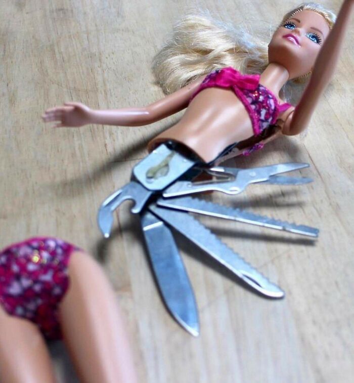 Swiss Barbie Knife