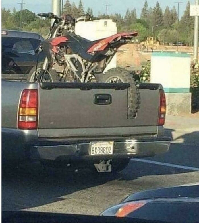Making Your Dirt Bike Fit On Your Truck Bed