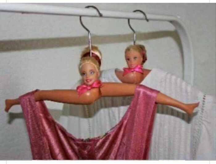Have Loads Of Barbies And No Coat Hangers? I Have Solved Your Issue!