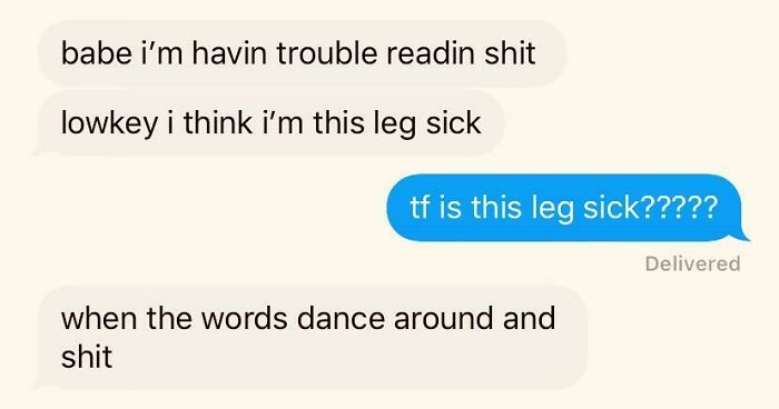 This Leg Sick