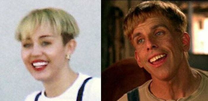 Miley Going For That Classic Simple Jack Look
