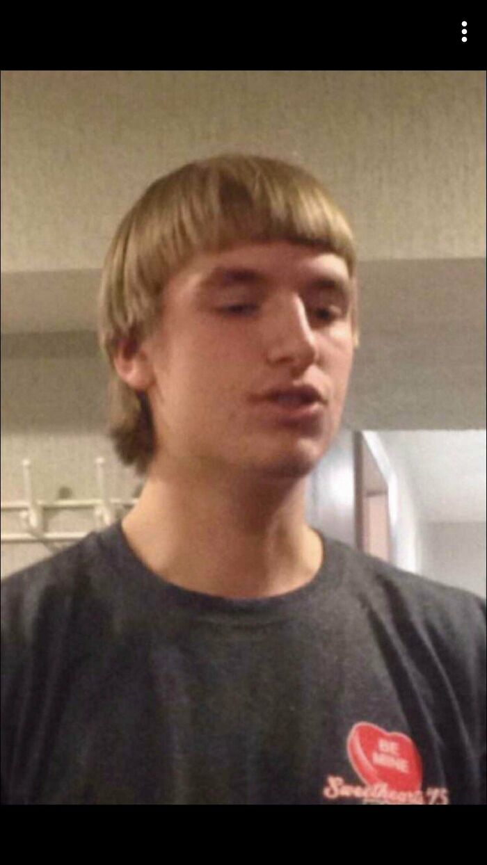 Lost A Bet, And In Turn My Friends Cut My Hair. They Called It The “Bowllet” (Bowl Cut Mullet). I Thought This Sub Would Appreciate It In All Its Glory