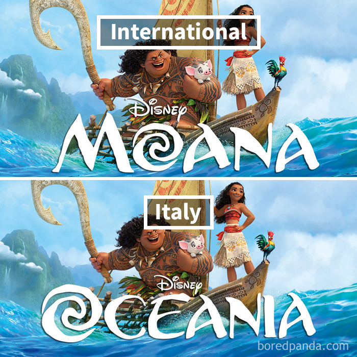 Moana: Released With A Different Title In Italy Due To A Controversial Adult Movie Actress With The Same Name