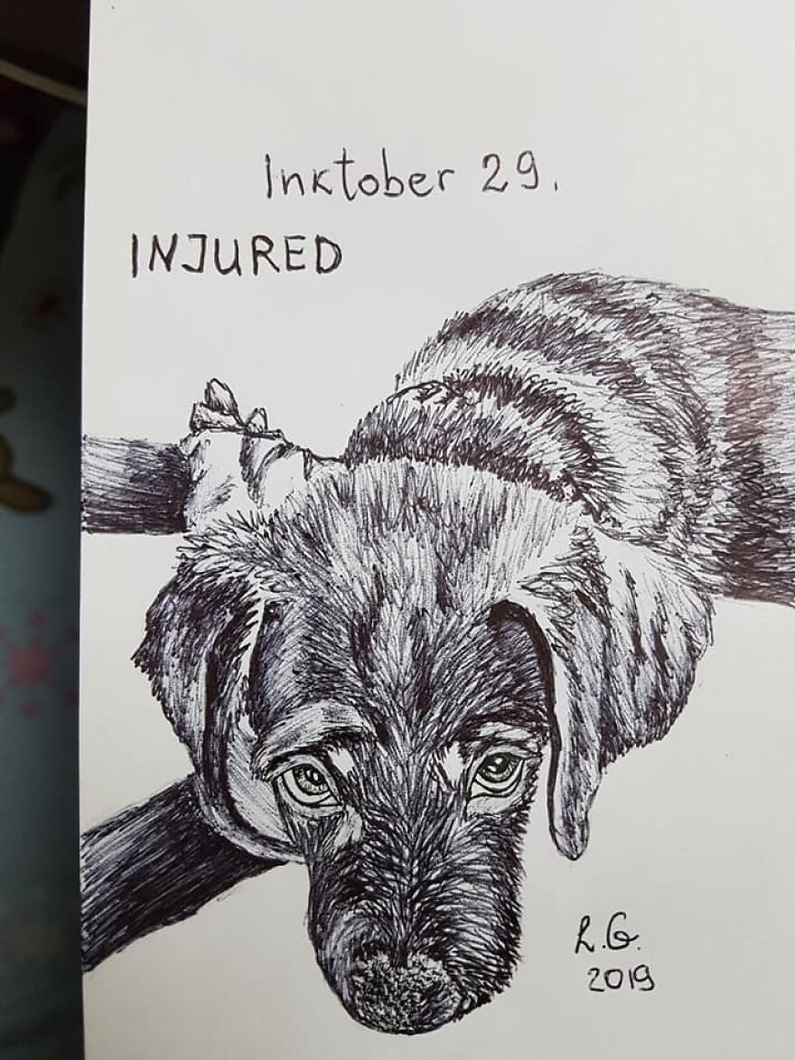 One And Half Of Inktober :)