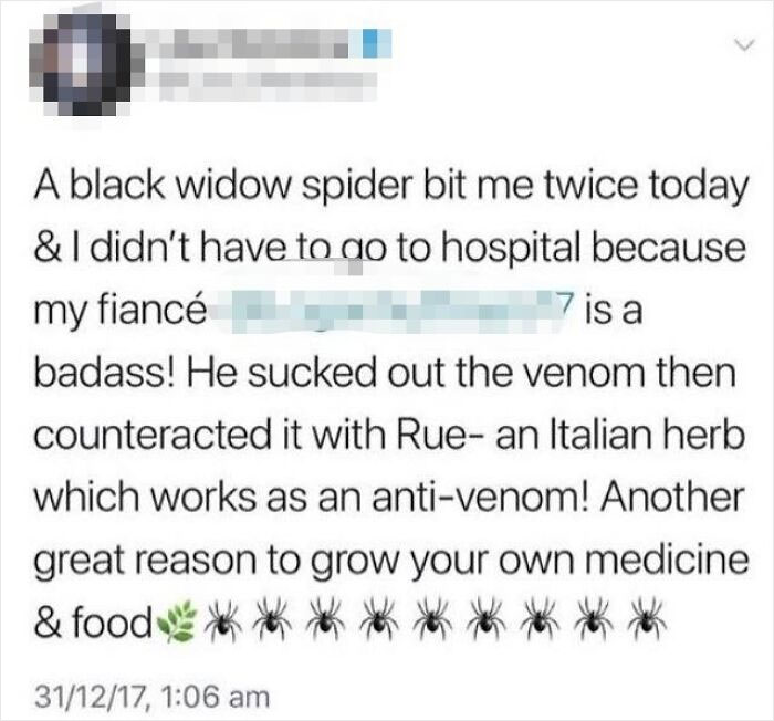 Sucking Out The Venom