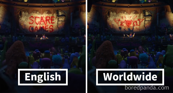 Monsters University: Greek Letters As "Scary Font" For International Audiences
