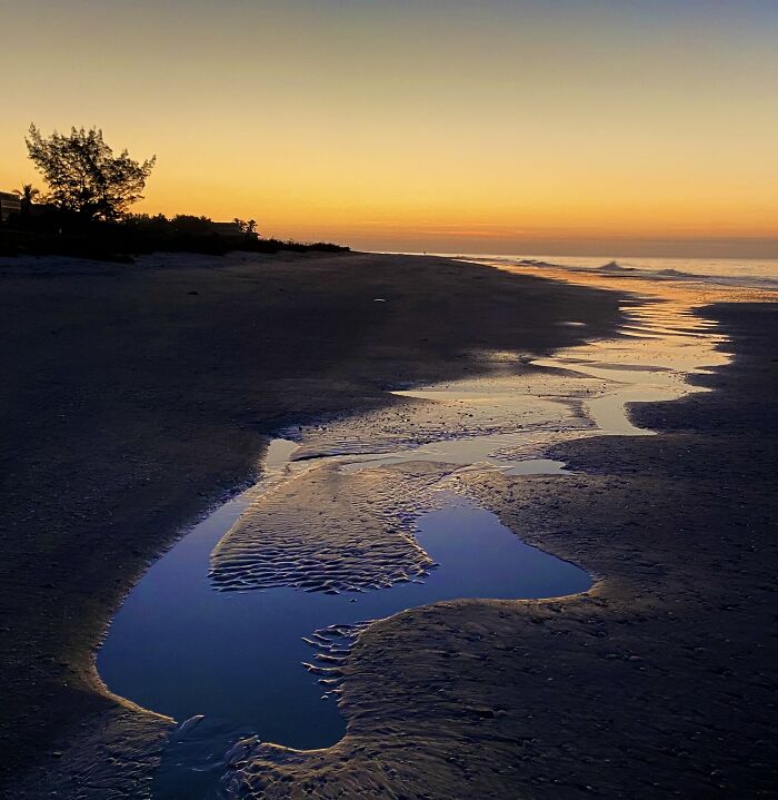 Sanibel Isalnd, Florida At Sunrise