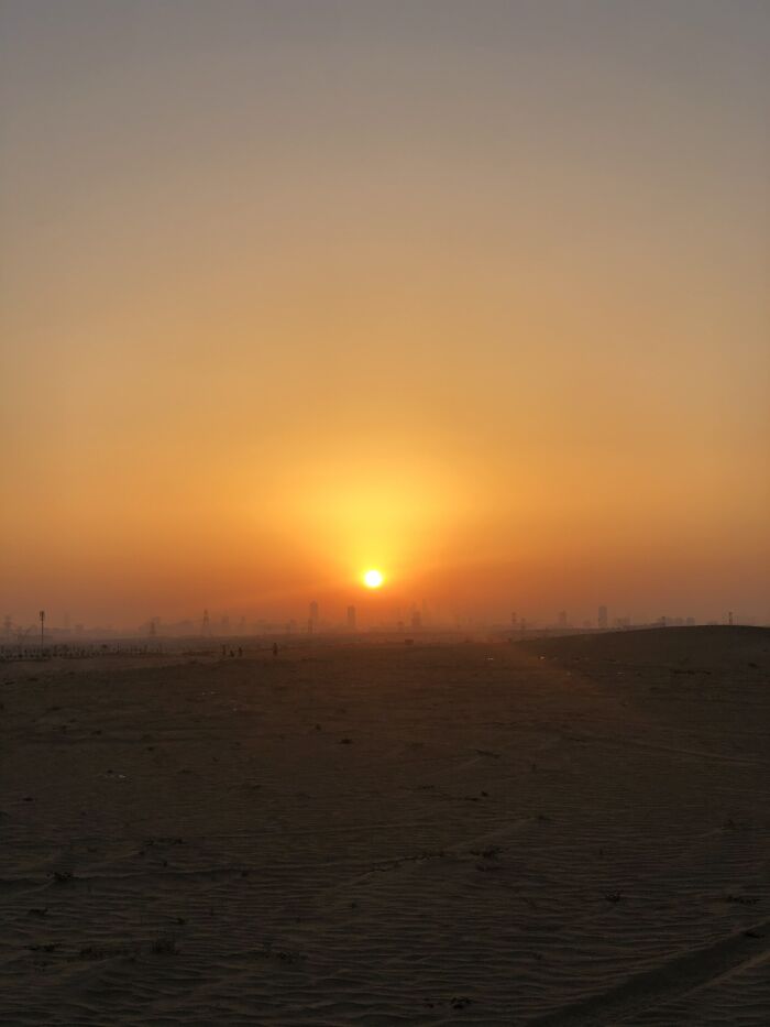 A Sunset In The Desert