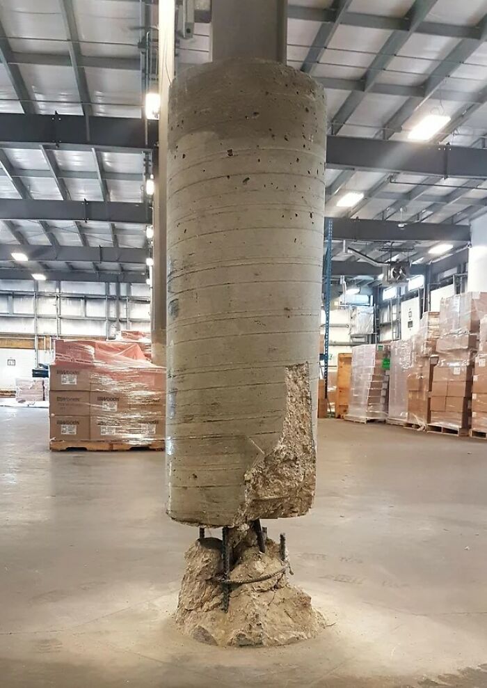 This Structural Pole My Boss Refuses To Fix