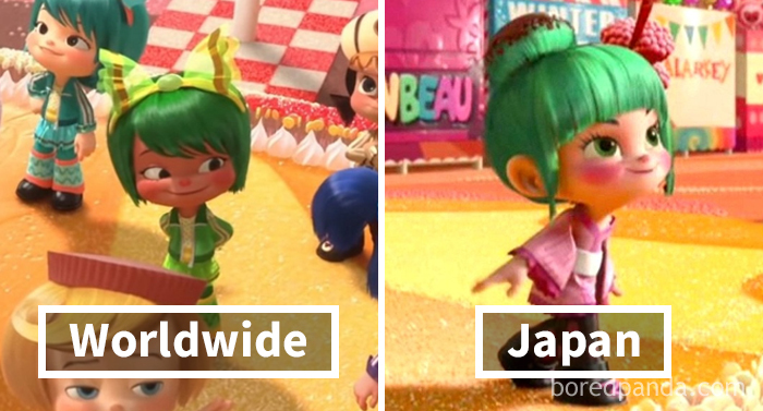 Wreck It Ralph: Minty Zaki Becomes Minty Sakura In The Japanese Version Of The Movie