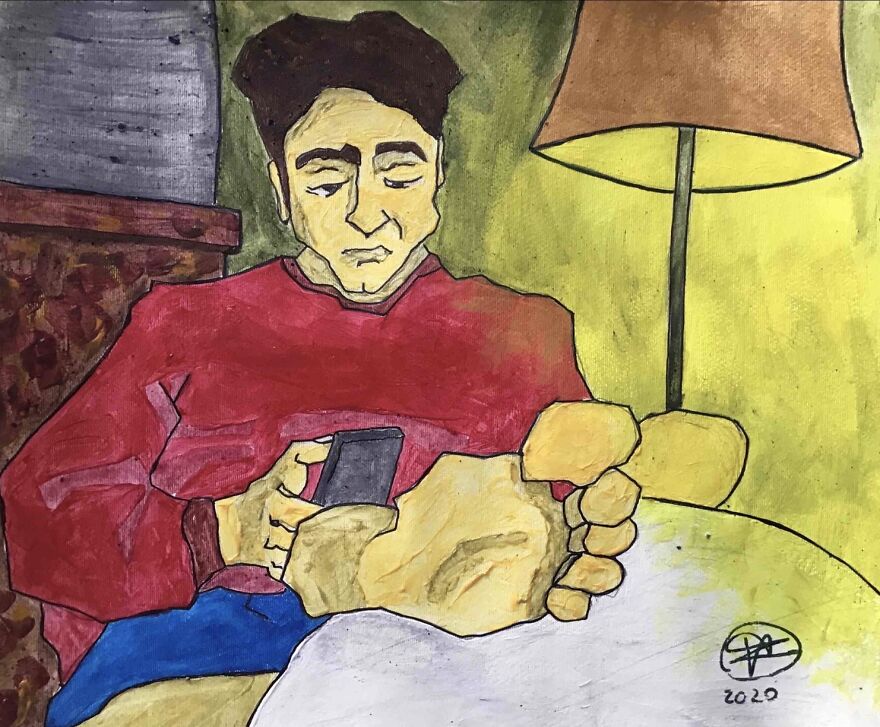 I Spent My Lockdown Days Painting How Our Habits And Our "Geography" Changed In 2020 Due To The Covid-19 Situation. I Spent My Lockdown Days Painting How Our Habits And Our "Geography" Changed In 2020 Due To The Covid-19 Situation.