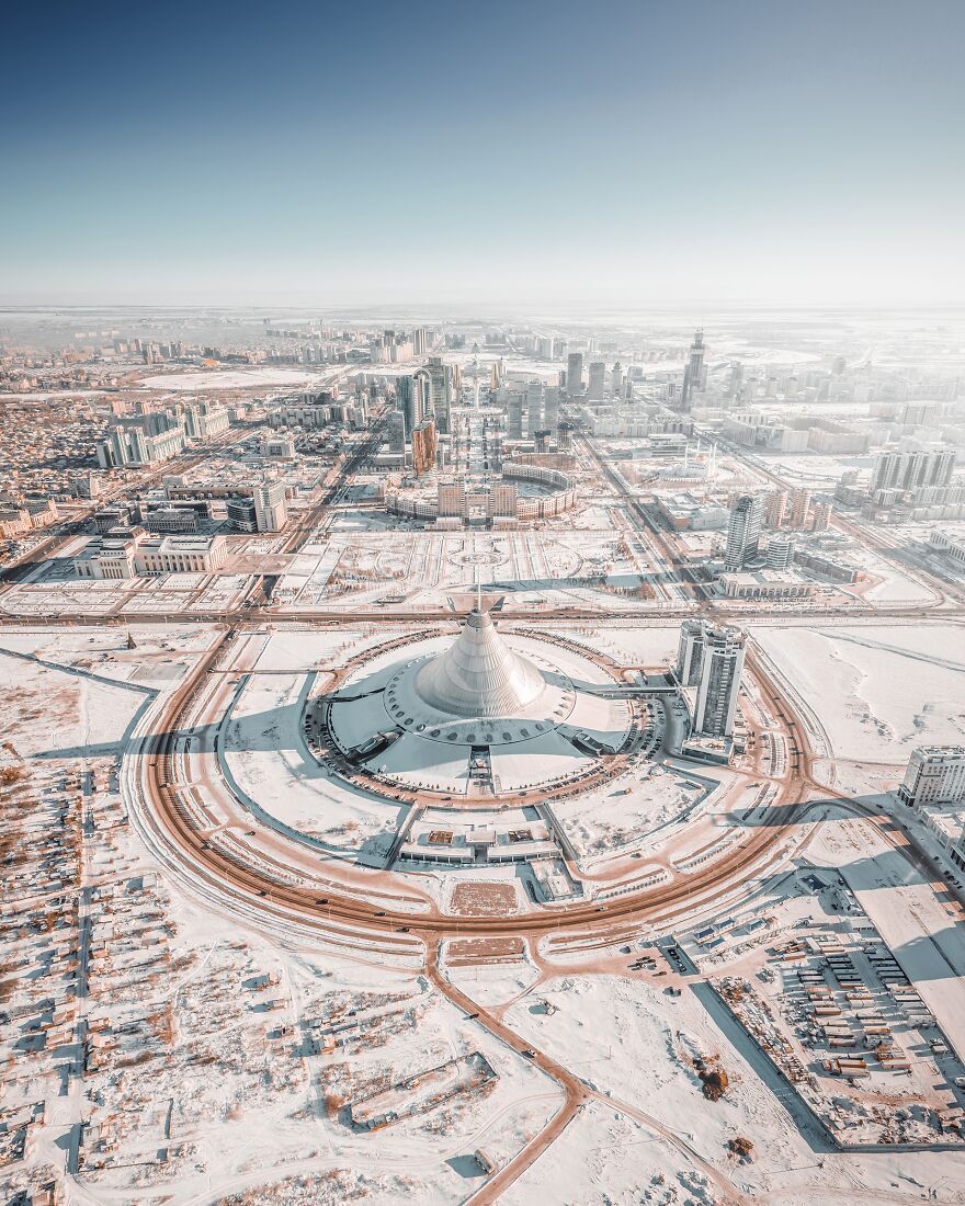 Winter In The City Of Nur-Sultan