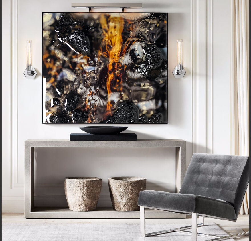 Alberta Oil Sands Made Into Artwork
