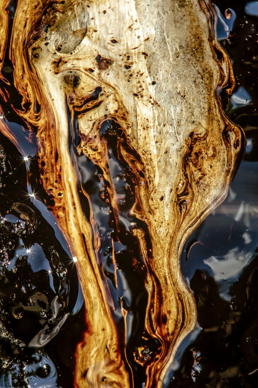 Alberta Oil Sands Made Into Artwork