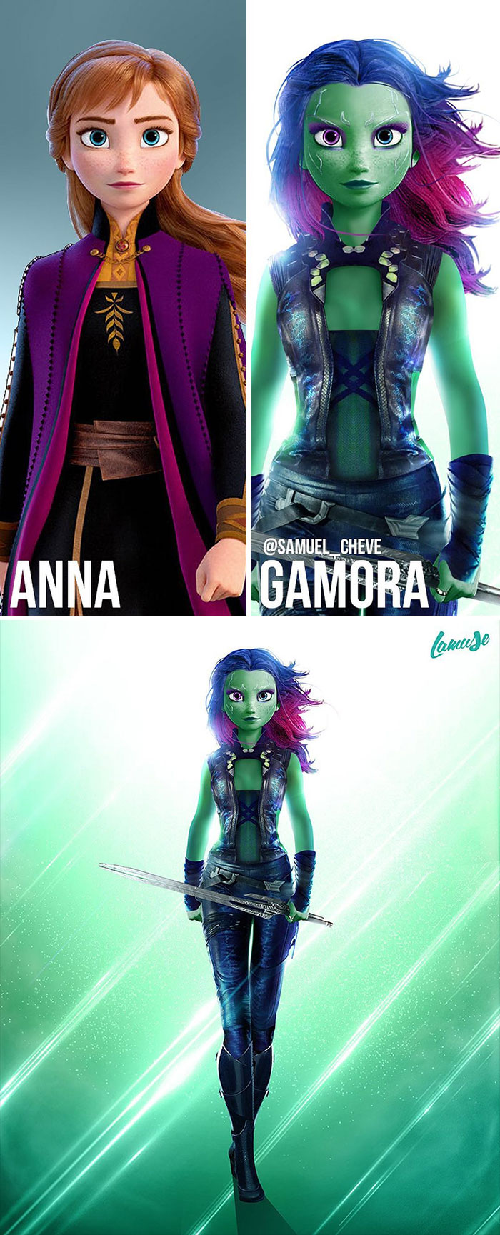 Anna And Gamora