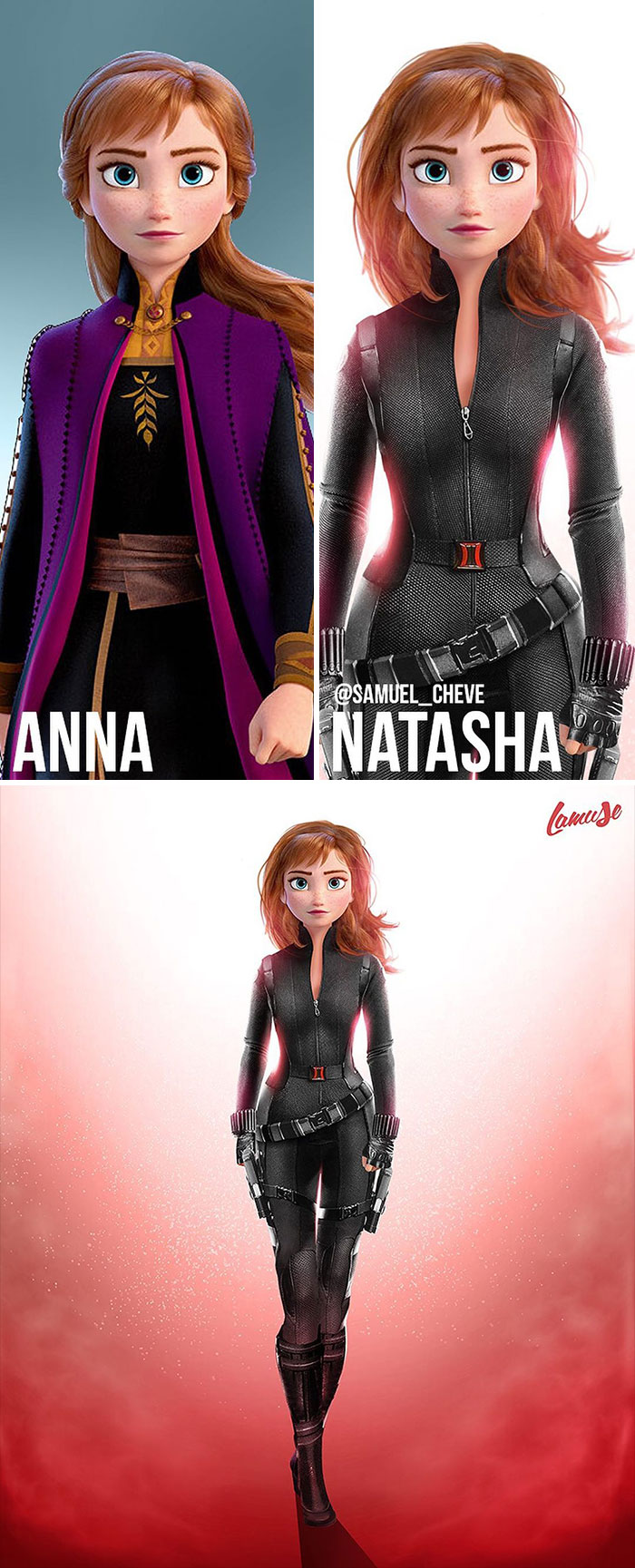 Anna And Natasha 'Black Widow'