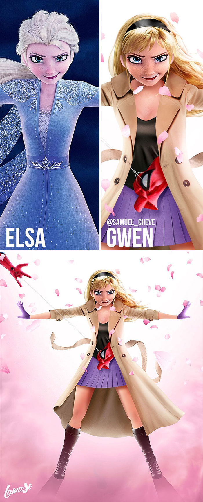 Elsa And Gwen Stacy