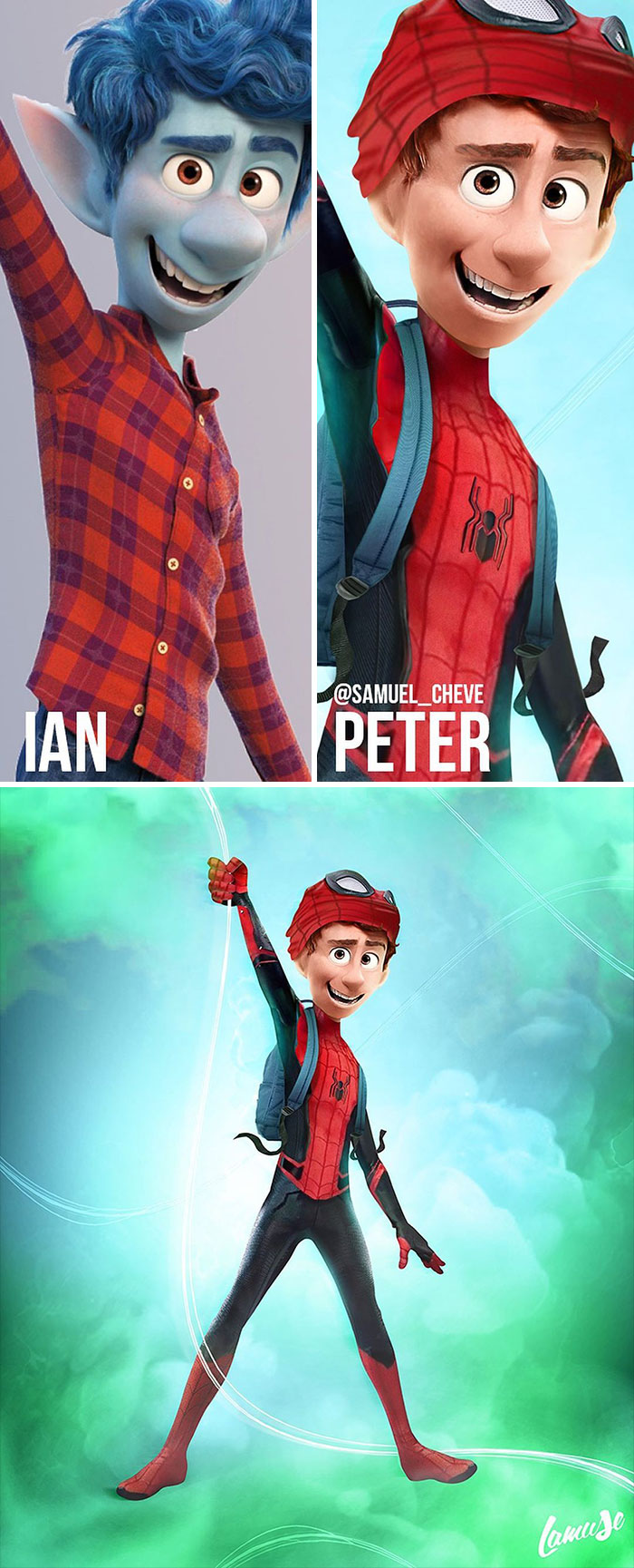 Ian And Peter Parker 'Spiderman'