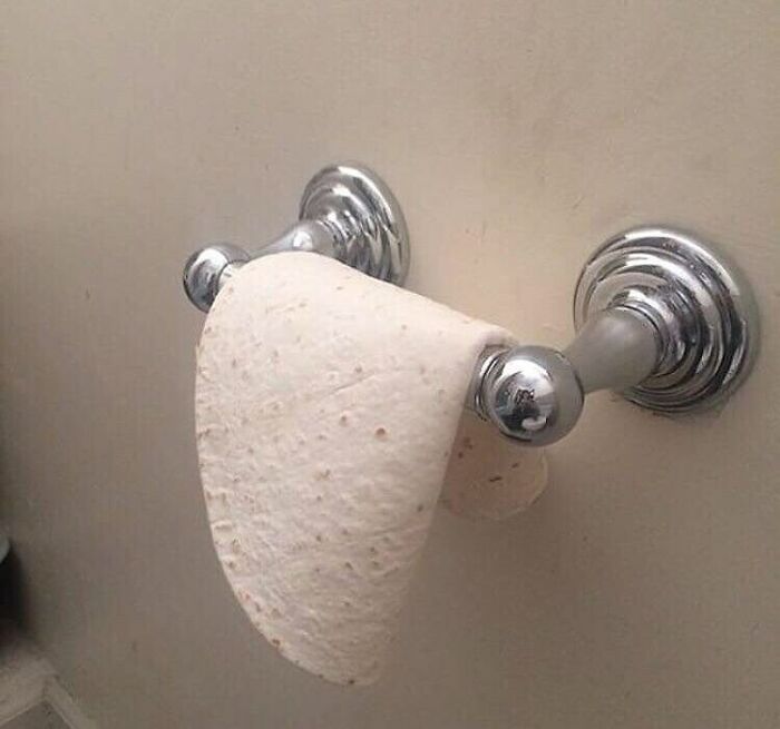 Atleast You Know When You Run Out Of Toilet Paper