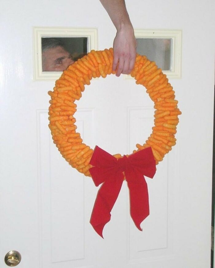 Cheeto Wreath