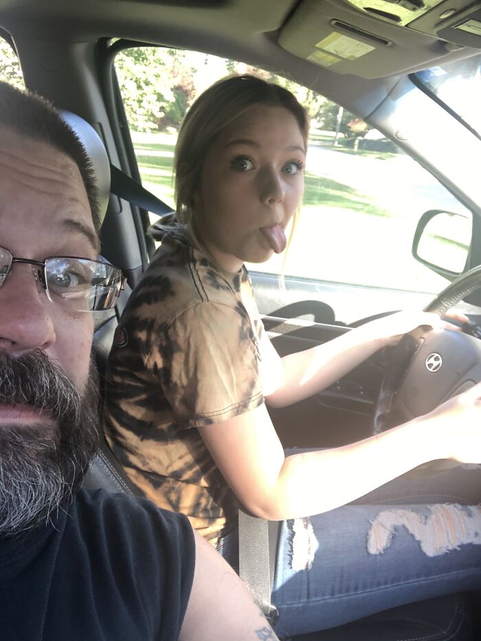 She’s Driving!