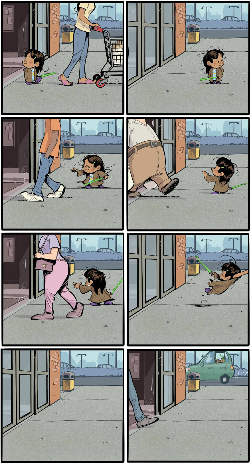 Comics Show In A Creative And Fun Way How A Little Girl Sees Life