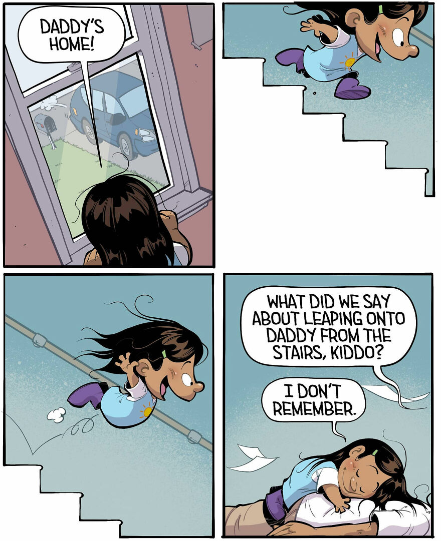 Comics Show In A Creative And Fun Way How A Little Girl Sees Life