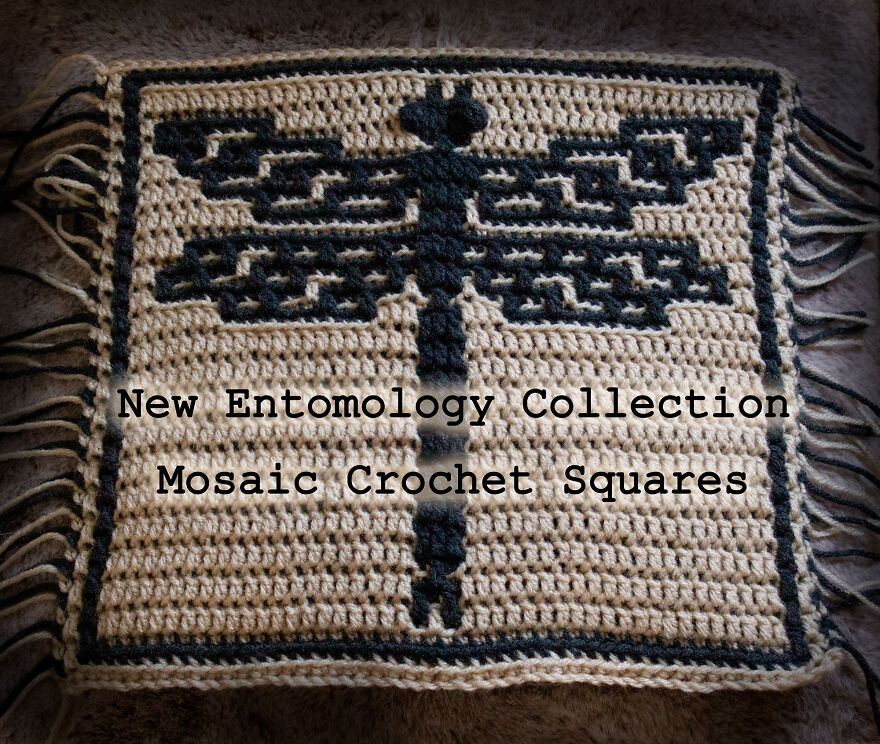 I've Been Designing Mosaic Crochet Squares For The Past Month To Relieve Anxiety