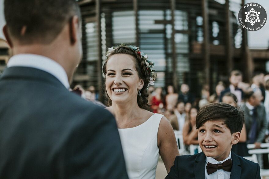 Pure Emotions In This Bride And Son Portrait By Juanmi Alemany