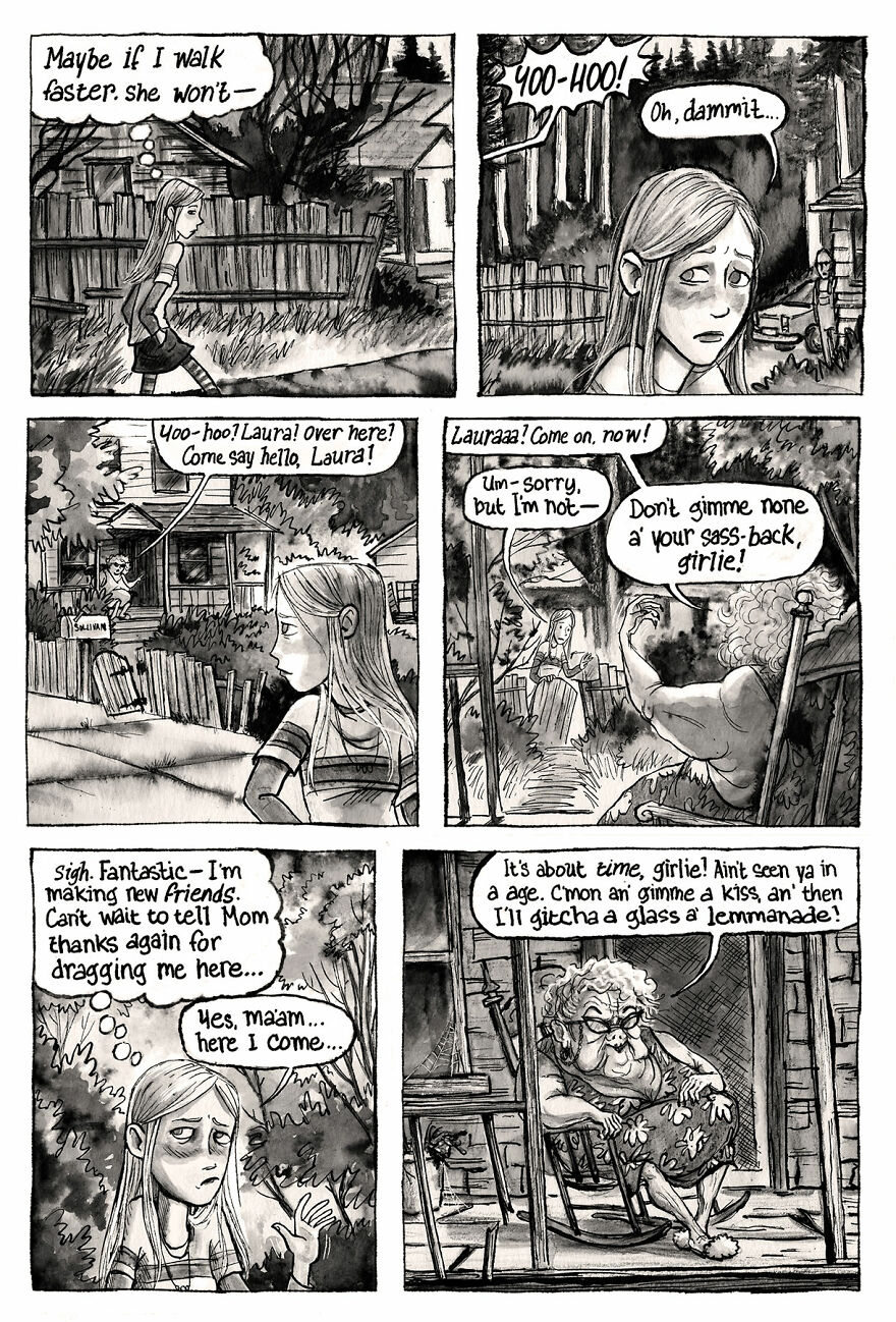 I Made A Horror Webcomic About A Small Town Hiding Terrible Secrets, Here’s Part 1