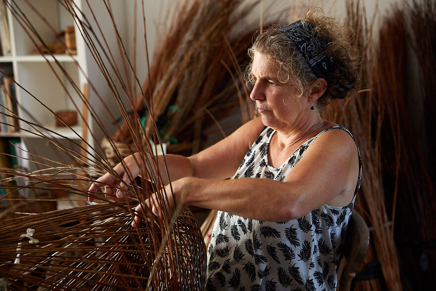 I Made These Freeform Sculptural Baskets Out Of Willow
