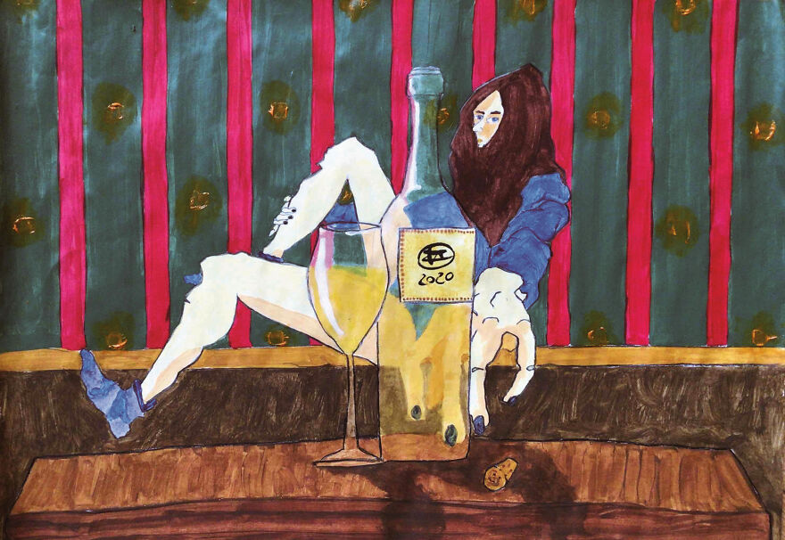 I Spent My Lockdown Days Painting How Our Habits And Our "Geography" Changed In 2020 Due To The Covid-19 Situation. I Spent My Lockdown Days Painting How Our Habits And Our "Geography" Changed In 2020 Due To The Covid-19 Situation.