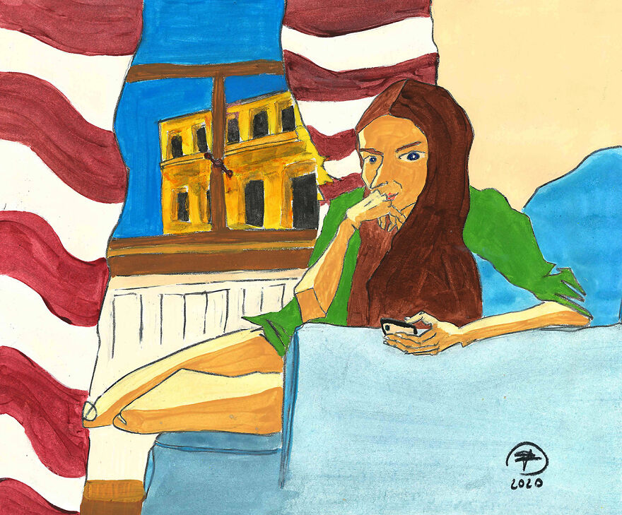 I Spent My Lockdown Days Painting How Our Habits And Our "Geography" Changed In 2020 Due To The Covid-19 Situation. I Spent My Lockdown Days Painting How Our Habits And Our "Geography" Changed In 2020 Due To The Covid-19 Situation.