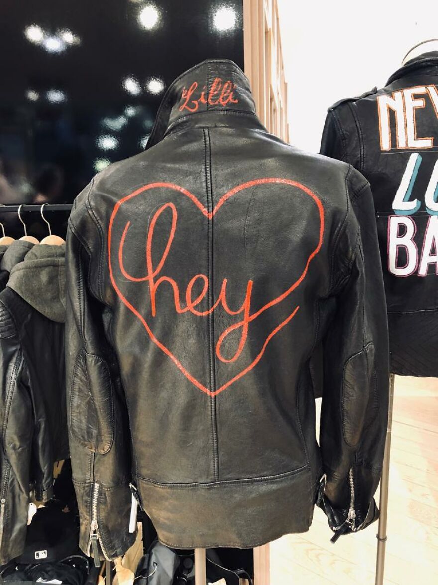 I Paint Letters On Leather Jackets