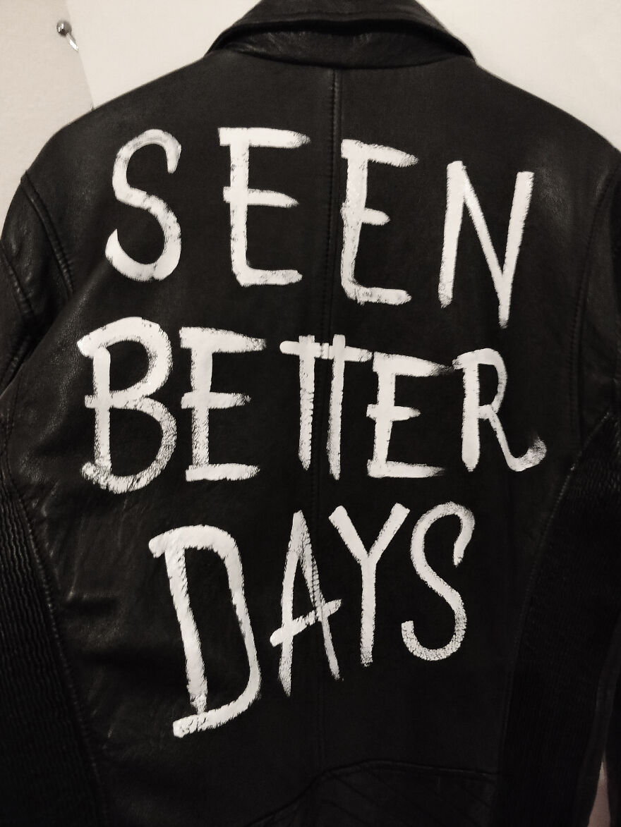 I Paint Letters On Leather Jackets