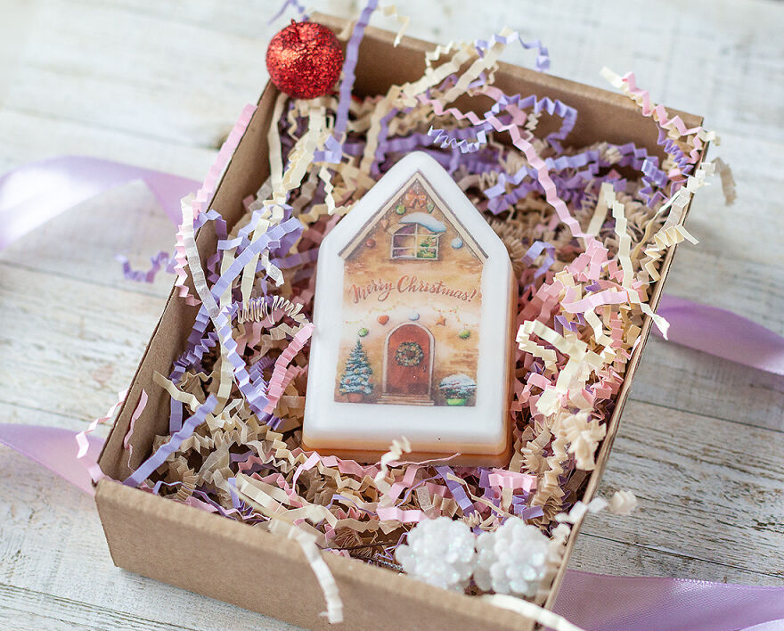 Combining Watercolors And Soap LED Me To Create These Festive Christmas Soap Houses