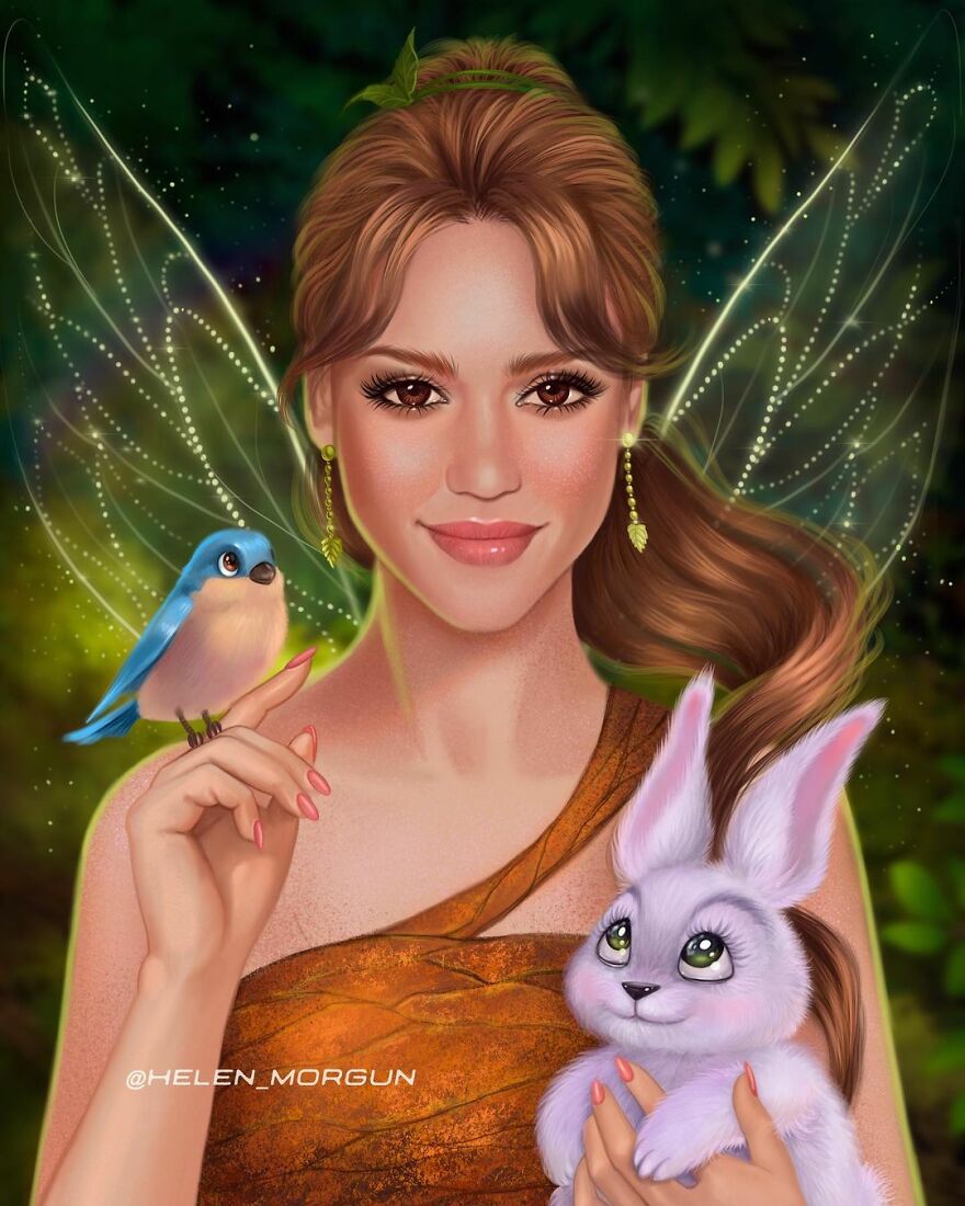 Jessica Alba As Fairy Fawn