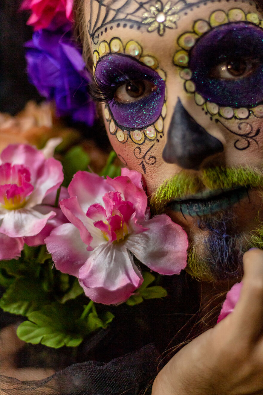 Cinco De Mayo Catrina Halloween Photoshoot - Celebrating Femininity In Men - Gender Fluid Fashion In Costa Rica