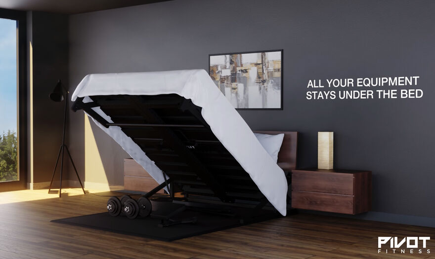 We Made A Bed That Turns Into A Home Gym In Just Seconds We Made A Bed That Turns Into A Home Gym In Just Seconds
