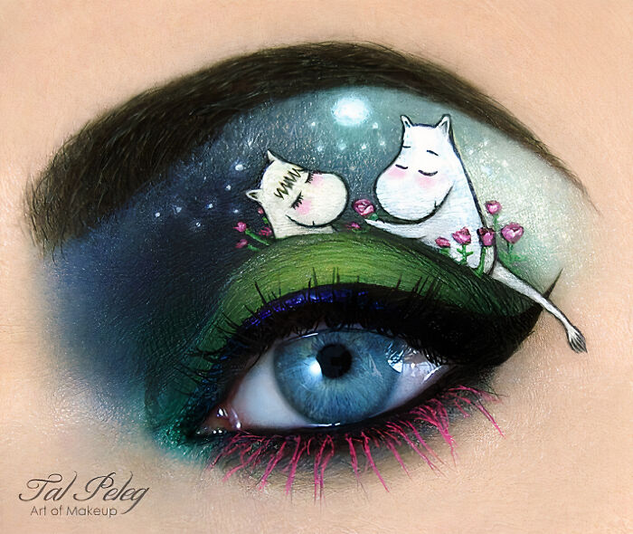 Makeup Artist Uses Her Eyes As A Canvas Creating Stunning Art