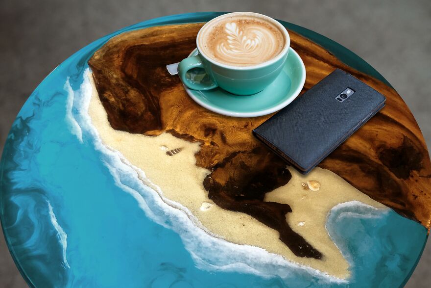 Making A $3000-Handcrafted-Table (3D Fish Resin Table) With Only $99?