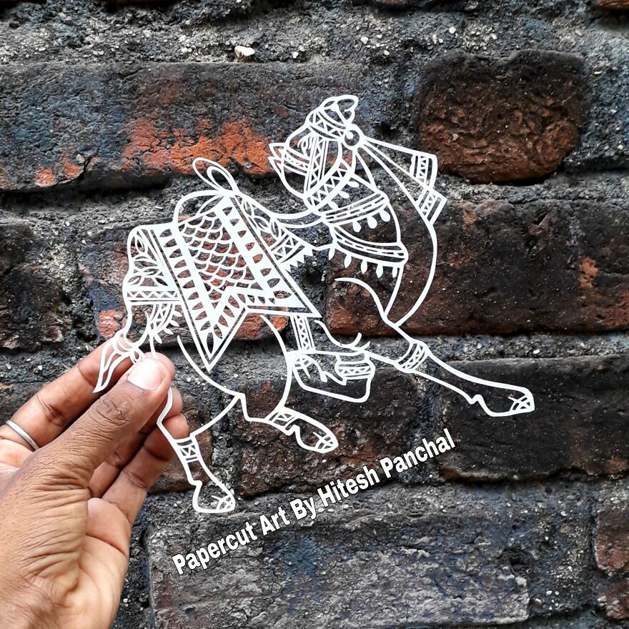 Papercut Art By Hitesh Panchal
