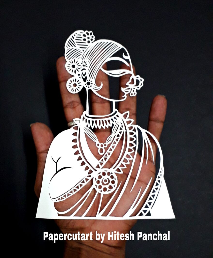 Papercut Art By Hitesh Panchal